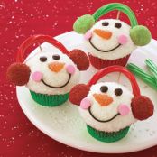 Snowman Cupcakes
