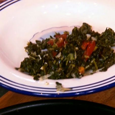 Quick Spicy Collards