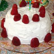 Strawberry Angel Cake