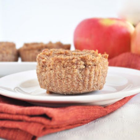 quick bread - Apple Cinnamon Quinoa Bake muffins