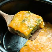 Slow Cooker Crustless Broccoli Cheese Quiche