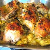 Baked Artichoke Chicken