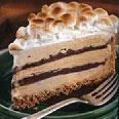 S'mores Coffee and Fudge Ice Cream Cake