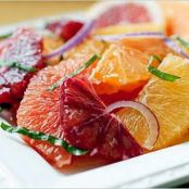 WINTER CITRUS SALAD w/HONEY & SHERRY VIN