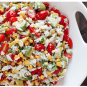 Summer Tomatoes, Corn, Crab and Avocado Salad