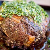 Perfect Garlic Prime Rib