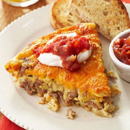 Lazy Morning Sausage Pie