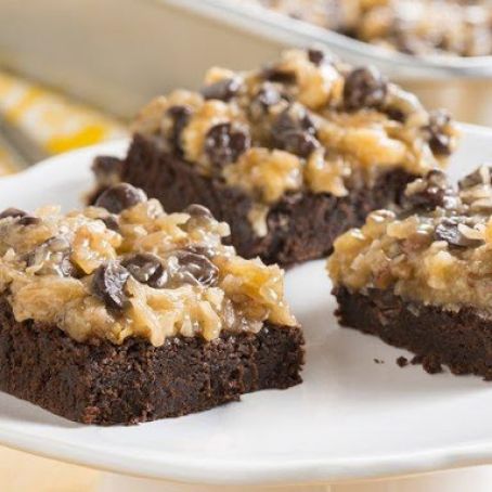 Rich German Chocolate Brownies