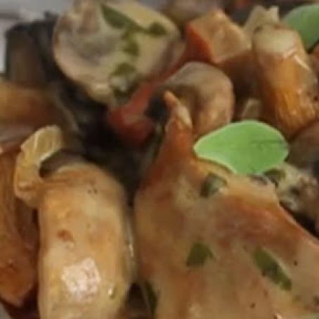 Creamy Wild Mushroom Ragout