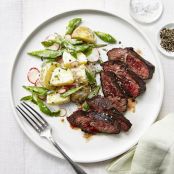 Steak with Potato-Radish Salad