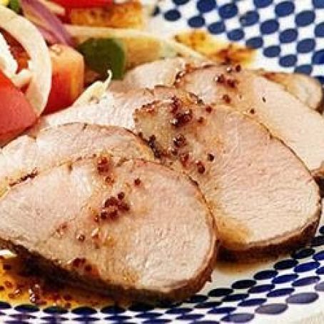 Pork Tenderloin with Maple-Chipotle Sauce