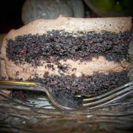 Hot Water Chocolate Cake