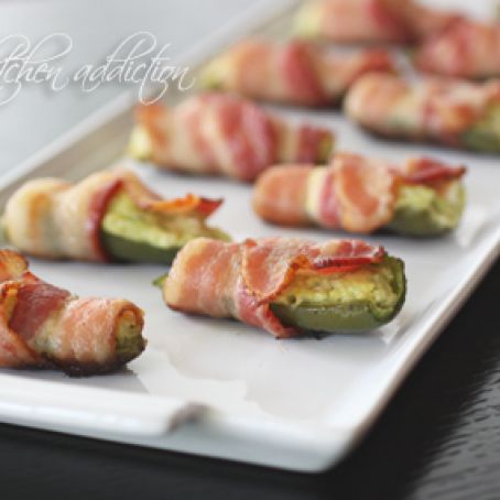 Bacon Wrapped Guacamole Poppers