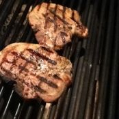 GRILLED BOURBON PORK CHOPS