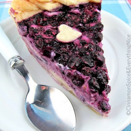 Blueberry Cream Cheese Pie
