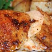 Roast Sticky Chicken-Rotisserie Style