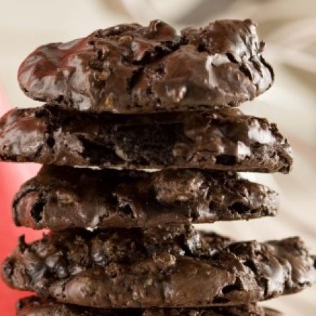 Chewy Flourless Chocolate Cookies