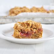 Pumpkin Raspberry Oat Bars