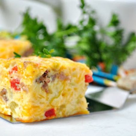 Sausage and Cheese Squares