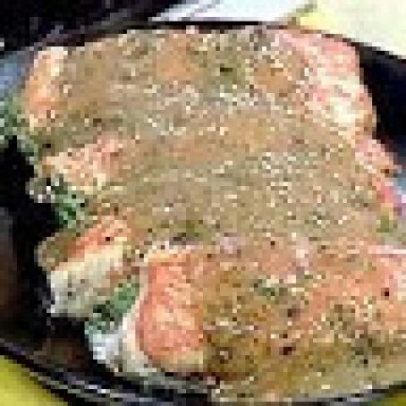 Spinach and Mushroom Stuffed Chicken Breasts