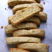 Meyer Lemon & Poppy Seed Biscotti