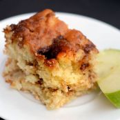 Apple Yogurt Cake with Cinnamon Streak