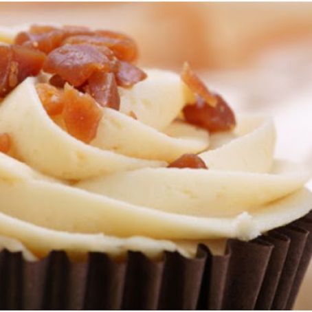 Coffee toffee cupcakes