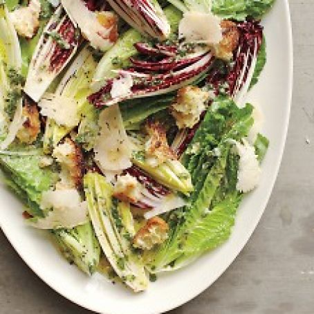Romaine, Radicchio, and Endive Salad