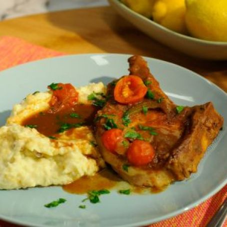 Sunny's Apple Butter Braised Pork Chops