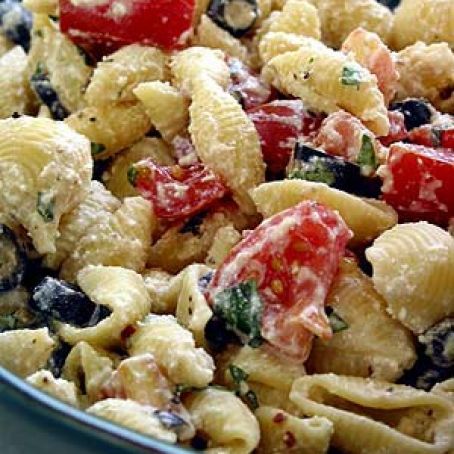 Recipe: Roasted Garlic, Olive and Tomato Pasta Salad | The Kitchn