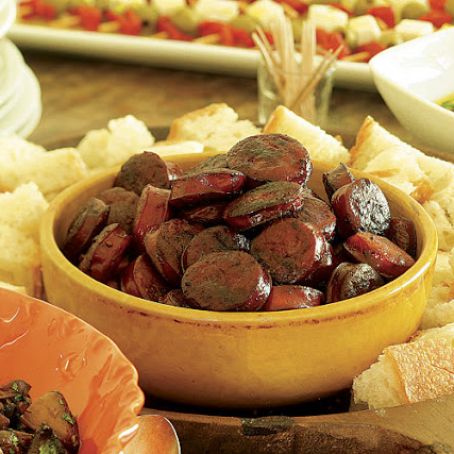 Sautéed Chorizo with Red Wine
