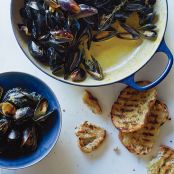 Mussels with Saffron and Citrus