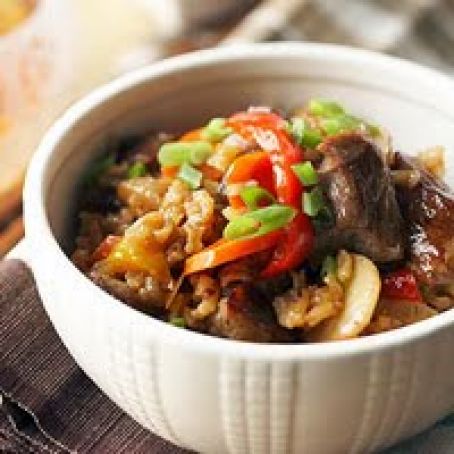 Hot-Spiced Pork and Rice