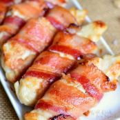 Bacon Wrapped Chicken Strips