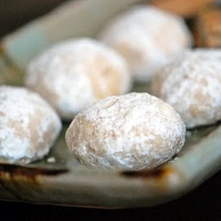 Chai Mexican Wedding Cookies