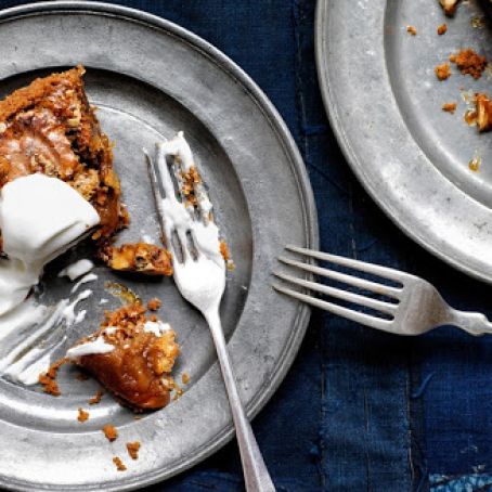 Malted Walnut Pie