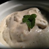 Fresh Banana Ice-cream with Coconut