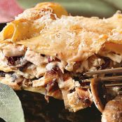 Chicken, Mushroom, and Radicchio Lasagna