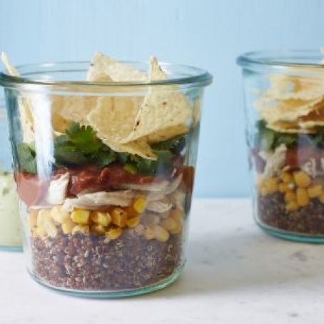 Chicken - Chicken, Avocado Cream and Quinoa Salad-in-a-Jar
