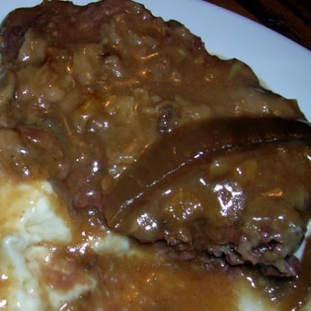 Slow Cooker Cube Steak With Gravy