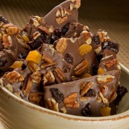Fruited Chocolate Pecan Bark