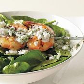 SHRIMP w/TZATZIKI, SPINACH & FETA