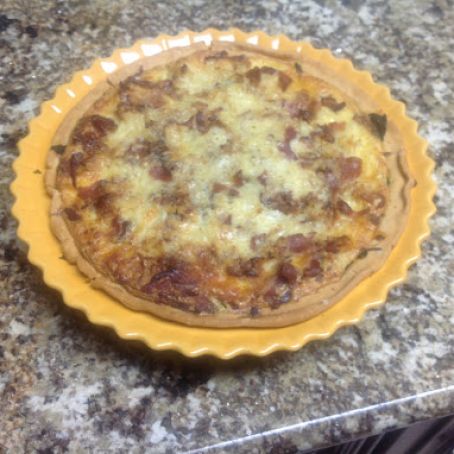 Spinach and Bacon Quiche II