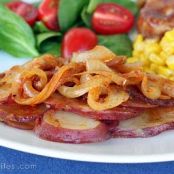 Grilled Potatoes and Onions