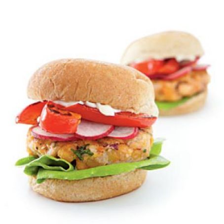 Middle Eastern Chickpea Burgers