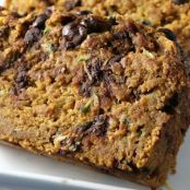Pumpkin Chocolate Zucchini Bread-Vegan