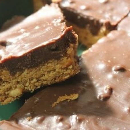 Easy Chocolate Covered Peanut Butter Bars