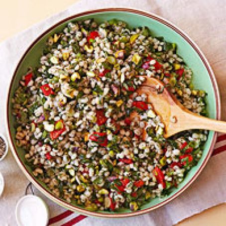 Double-Mint Barley Tabbouleh