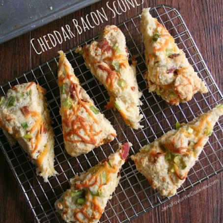 Cheddar Bacon Scones