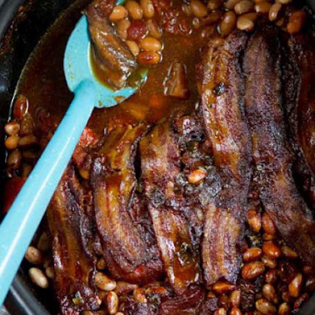 Baked Beans w/Pineapple & Bacon